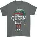 The Queen Elf Funny Christmas Xmas Mens T-Shirt 100% Cotton Charcoal