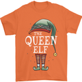 The Queen Elf Funny Christmas Xmas Mens T-Shirt 100% Cotton Orange