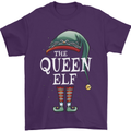 The Queen Elf Funny Christmas Xmas Mens T-Shirt 100% Cotton Purple