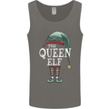 The Queen Elf Funny Christmas Xmas Mens Vest Tank Top Charcoal