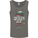 The Queen Elf Funny Christmas Xmas Mens Vest Tank Top Charcoal
