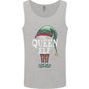 The Queen Elf Funny Christmas Xmas Mens Vest Tank Top Sports Grey