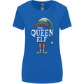 The Queen Elf Funny Christmas Xmas Womens Wider Cut T-Shirt Royal Blue