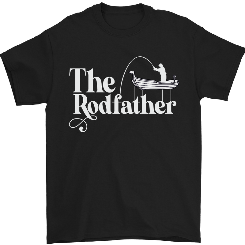 a black t - shirt with the word the rodfather on it for fathers day
