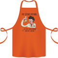 The Science Method Funny Chemistry Geek Cotton Apron 100% Organic Orange