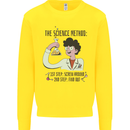 The Science Method Funny Chemistry Geek Kids Sweatshirt Jumper Yellow