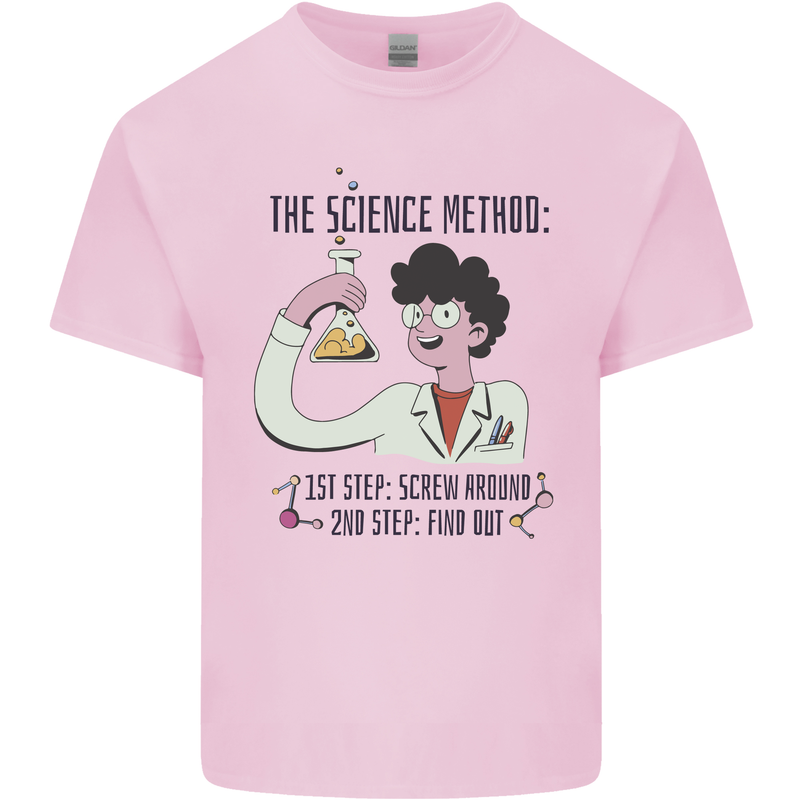 The Science Method Funny Chemistry Geek Kids T-Shirt Childrens Light Pink