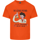 The Science Method Funny Chemistry Geek Kids T-Shirt Childrens Orange