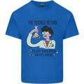 The Science Method Funny Chemistry Geek Kids T-Shirt Childrens Royal Blue