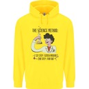 The Science Method Funny Chemistry Geek Mens 80% Cotton Hoodie Yellow