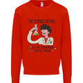 The Science Method Funny Chemistry Geek Mens Sweatshirt Jumper Bright Red