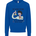 The Science Method Funny Chemistry Geek Mens Sweatshirt Jumper Royal Blue