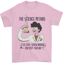 The Science Method Funny Chemistry Geek Mens T-Shirt 100% Cotton Light Pink