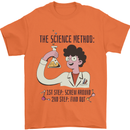 The Science Method Funny Chemistry Geek Mens T-Shirt 100% Cotton Orange