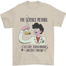 The Science Method Funny Chemistry Geek Mens T-Shirt 100% Cotton Sand
