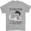 The Science Method Funny Chemistry Geek Mens T-Shirt 100% Cotton Sports Grey