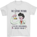 The Science Method Funny Chemistry Geek Mens T-Shirt 100% Cotton White