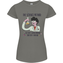 The Science Method Funny Chemistry Geek Womens Petite Cut T-Shirt Charcoal