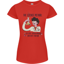 The Science Method Funny Chemistry Geek Womens Petite Cut T-Shirt Red