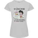 The Science Method Funny Chemistry Geek Womens Petite Cut T-Shirt Sports Grey