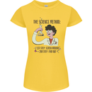 The Science Method Funny Chemistry Geek Womens Petite Cut T-Shirt Yellow