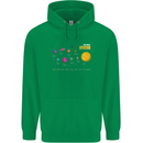 The Solar System Space Planets Universe Childrens Kids Hoodie Irish Green