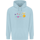 The Solar System Space Planets Universe Childrens Kids Hoodie Light Blue