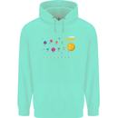 The Solar System Space Planets Universe Childrens Kids Hoodie Peppermint