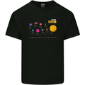 The Solar System Space Planets Universe Kids T-Shirt Childrens Black
