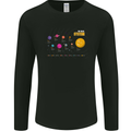 The Solar System Space Planets Universe Mens Long Sleeve T-Shirt Black