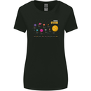 The Solar System Space Planets Universe Womens Wider Cut T-Shirt Black