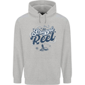 The Struggle is Real Fishing Fisherman Funny Mens 80% Cotton Hoodie Sports Grey