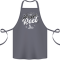 The Struggle is Real Funny Fisherman Fishing Cotton Apron 100% Organic Steel