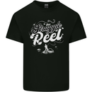 The Struggle is Real Funny Fisherman Fishing Mens Cotton T-Shirt Tee Top Black