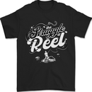 The Struggle is Real Funny Fisherman Fishing Mens T-Shirt 100% Cotton Black