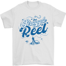 The Struggle is Real Funny Fishing Fisherman Mens T-Shirt 100% Cotton White