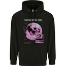 The Surface of the Moon Infogram Childrens Kids Hoodie Black