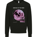 The Surface of the Moon Infogram Mens Sweatshirt Jumper Black