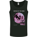 The Surface of the Moon Infogram Mens Vest Tank Top Black