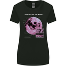 The Surface of the Moon Infogram Womens Wider Cut T-Shirt Black