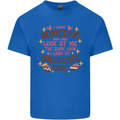 The Way I Look at Cake Funny Valentines Day Kids T-Shirt Childrens Royal Blue