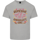 The Way I Look at Cake Funny Valentines Day Kids T-Shirt Childrens Sports Grey
