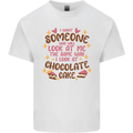 The Way I Look at Cake Funny Valentines Day Kids T-Shirt Childrens White
