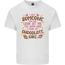 The Way I Look at Cake Funny Valentines Day Kids T-Shirt Childrens White