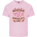 The Way I Look at Cake Funny Valentines Day Mens Cotton T-Shirt Tee Top Light Pink