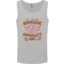 The Way I Look at Cake Funny Valentines Day Mens Vest Tank Top Sports Grey