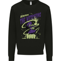 The Witching Hour Funny Halloween Mens Sweatshirt Jumper Black