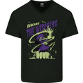The Witching Hour Funny Halloween Mens V-Neck Cotton T-Shirt Black