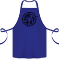 Thinking of You Voodoo Doll Cotton Apron 100% Organic Royal Blue