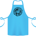 Thinking of You Voodoo Doll Cotton Apron 100% Organic Turquoise